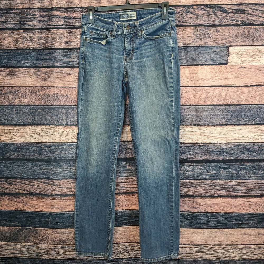 Levi's Mid Rise Straight Jeans